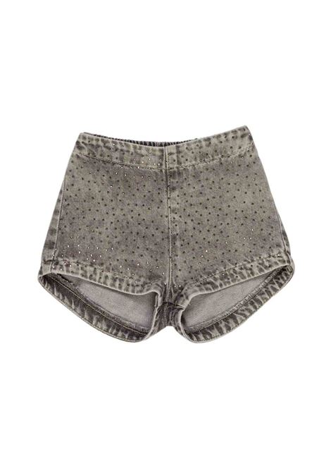 Shorts con strass U+E' BY MISS GRANT | UE2334KNERO